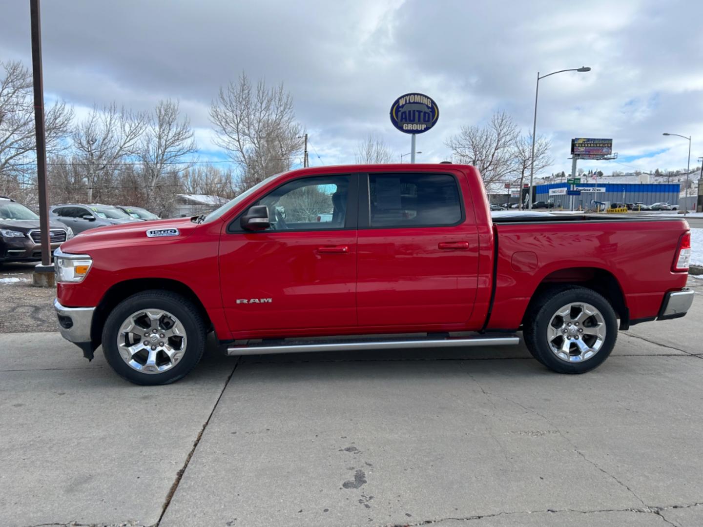 2021 RED Ram 1500 Big Horn (1C6SRFFT2MN) with an V8, 5.7L engine, Automatic transmission, located at 3030 CY Ave, Casper, WY, 82604, (307) 265-3830, 42.827816, -106.357483 - Photo#0